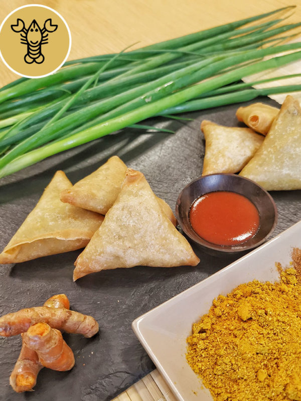 Samossas aux crevettes
