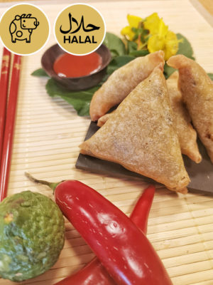 Samossas Réunionnais boeuf pimenté